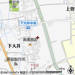 神奈川県小田原市下大井292-3周辺の地図