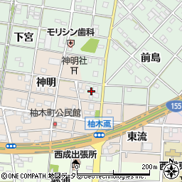 愛知県一宮市西大海道郷前72周辺の地図
