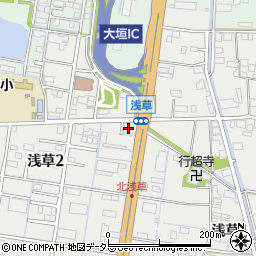 ａｐｏｌｌｏｓｔａｔｉｏｎ大垣南ＳＳ周辺の地図