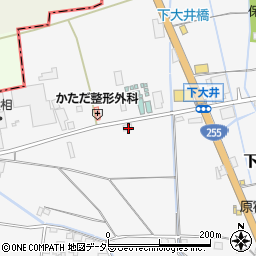 神奈川県小田原市下大井617-4周辺の地図