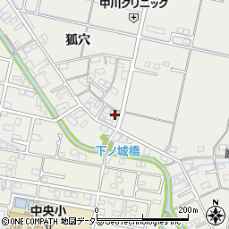 岐阜県羽島市竹鼻町狐穴170周辺の地図