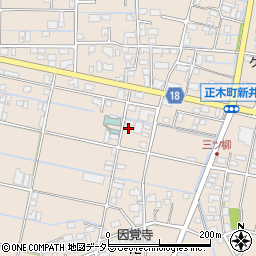 岐阜県羽島市正木町新井911周辺の地図