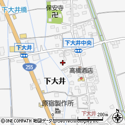 神奈川県小田原市下大井242周辺の地図