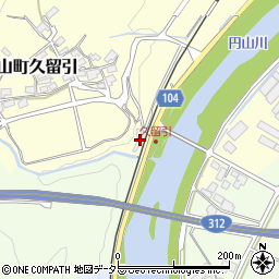 兵庫県朝来市和田山町久留引114周辺の地図