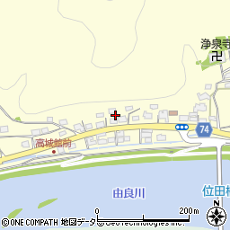 京都府綾部市位田町市場周辺の地図