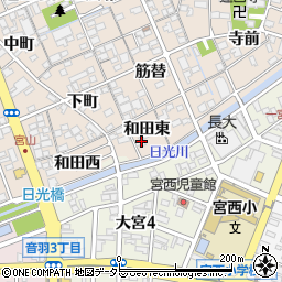 愛知県一宮市今伊勢町本神戸和田東5周辺の地図