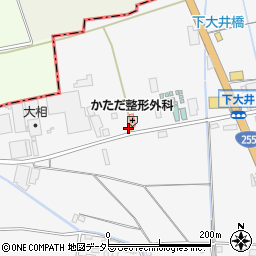 神奈川県小田原市下大井610周辺の地図