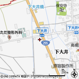 神奈川県小田原市下大井433周辺の地図