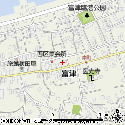 千葉県富津市富津1840周辺の地図