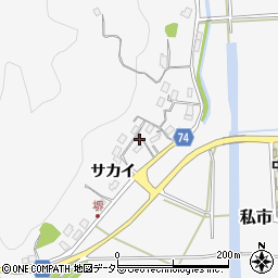 京都府福知山市私市サカイ55-2周辺の地図