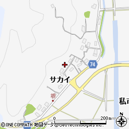 京都府福知山市私市サカイ53周辺の地図