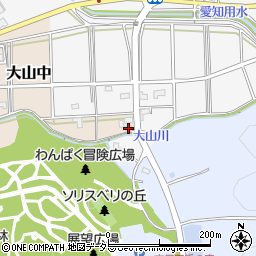 愛知県小牧市大山中69周辺の地図