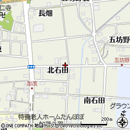 愛知県一宮市千秋町加茂北石田周辺の地図