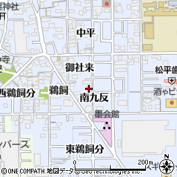 愛知県一宮市小信中島（南九反）周辺の地図