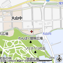 愛知県小牧市大山中61周辺の地図