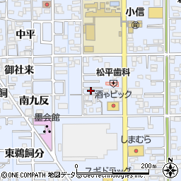 愛知県一宮市小信中島西九反26周辺の地図