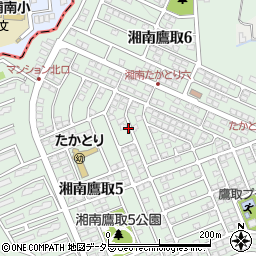 神奈川県横須賀市湘南鷹取5丁目周辺の地図