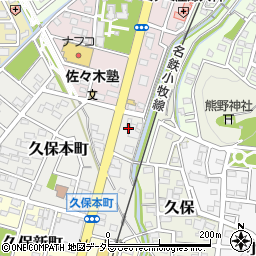 倉知モータース周辺の地図