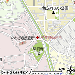 愛知県小牧市岩崎1345-8周辺の地図