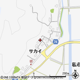 京都府福知山市私市サカイ50周辺の地図