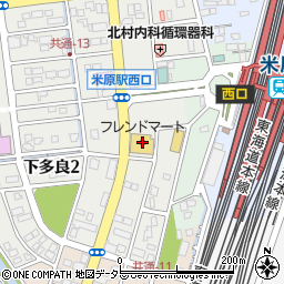 フレンドマート米原駅前店周辺の地図
