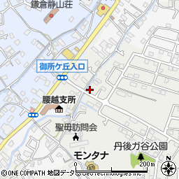神奈川県鎌倉市津596周辺の地図