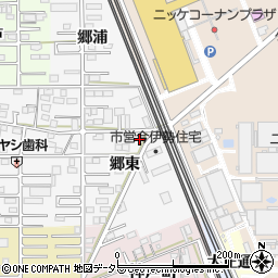 愛知県一宮市今伊勢町新神戸郷東12周辺の地図
