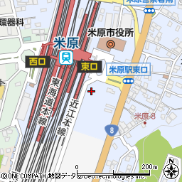スペースＥＣＯ米原駅前第６駐車場周辺の地図