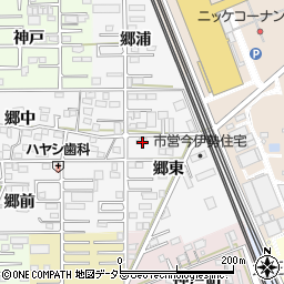 愛知県一宮市今伊勢町新神戸郷東15周辺の地図