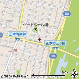 岐阜県羽島市正木町新井1233周辺の地図