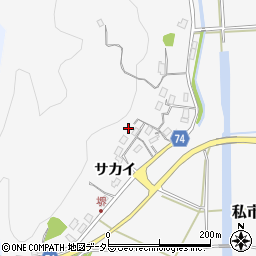 京都府福知山市私市サカイ51周辺の地図