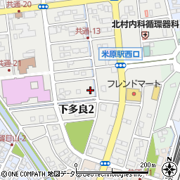 来来亭 米原店周辺の地図