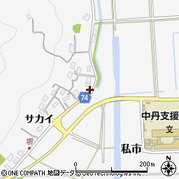 京都府福知山市私市サカイ20-2周辺の地図