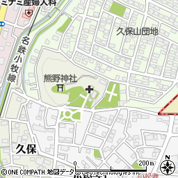 久保寺周辺の地図