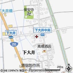 神奈川県小田原市下大井232周辺の地図