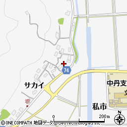京都府福知山市私市サカイ22周辺の地図
