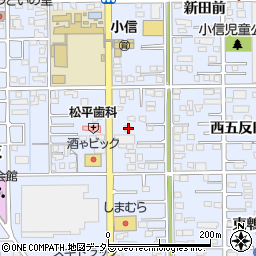 愛知県一宮市小信中島西九反47周辺の地図