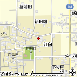 愛知県一宮市三条江向1周辺の地図