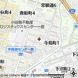 愛知県一宮市寺島町1丁目1-25周辺の地図