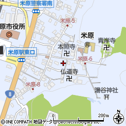 滋賀県米原市米原724周辺の地図