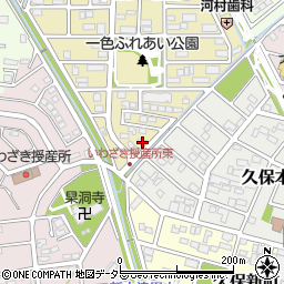 愛知県小牧市久保一色南2丁目318周辺の地図