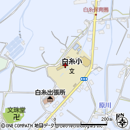 富士宮市立白糸小学校周辺の地図