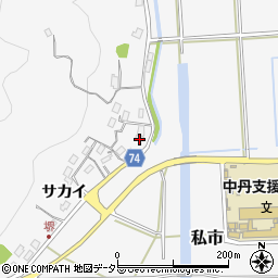 京都府福知山市私市サカイ20周辺の地図