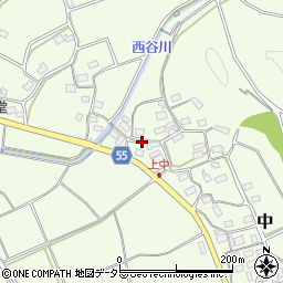 京都府福知山市中322周辺の地図