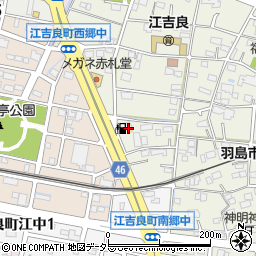 株式会社岩正商店　岐阜羽島インター給油所周辺の地図