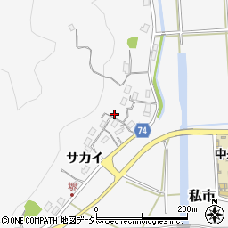 京都府福知山市私市サカイ26周辺の地図