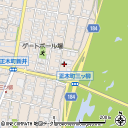 岐阜県羽島市正木町新井1245周辺の地図