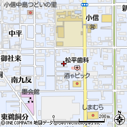 愛知県一宮市小信中島西九反24周辺の地図