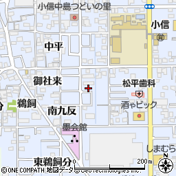 愛知県一宮市小信中島西九反4-3周辺の地図