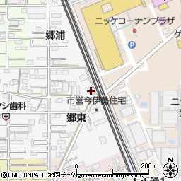 愛知県一宮市今伊勢町新神戸郷東11周辺の地図